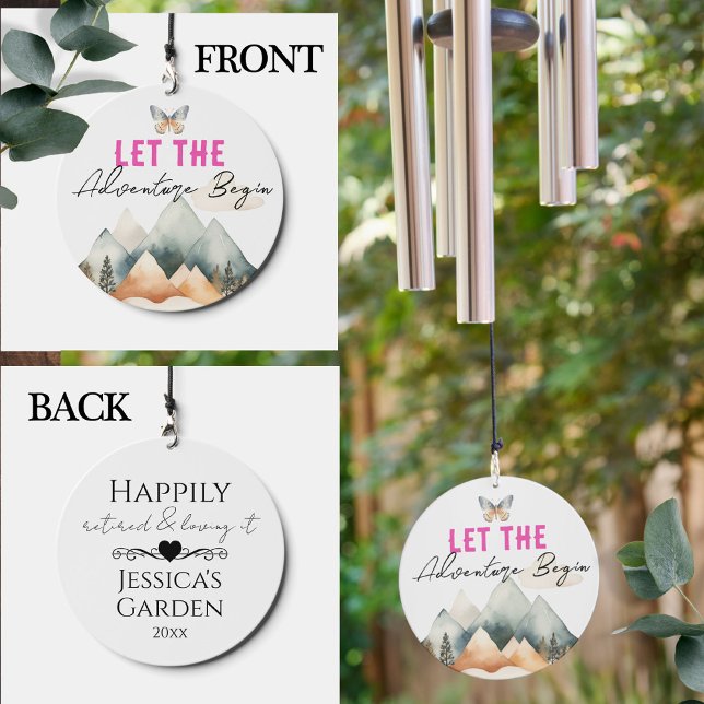 Retirement Let the Adventure Begin Wind Chime (Creator Uploaded)