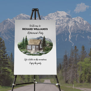 Retirement Life Is Better in The Mountains Hiking  Foam Board