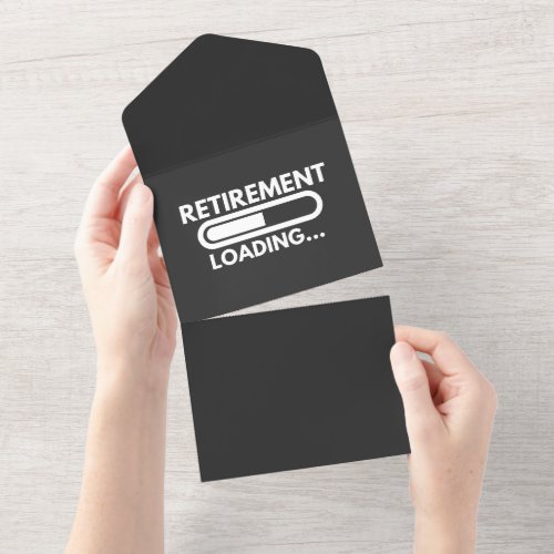 RETIREMENT LOADING ALL IN ONE INVITATION
