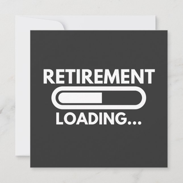 RETIREMENT LOADING INVITATION (Front)