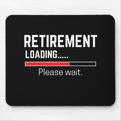 Retirement loading mouse pad