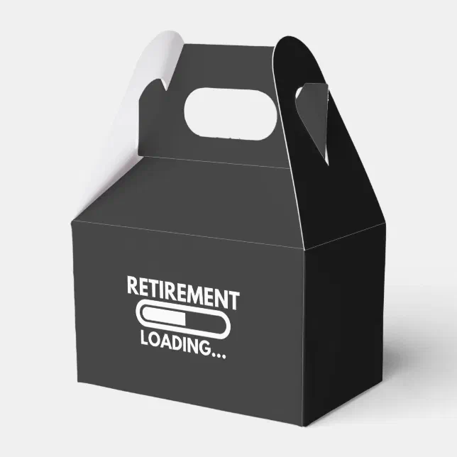 Retirement loading progress for all employees favor boxes | Zazzle