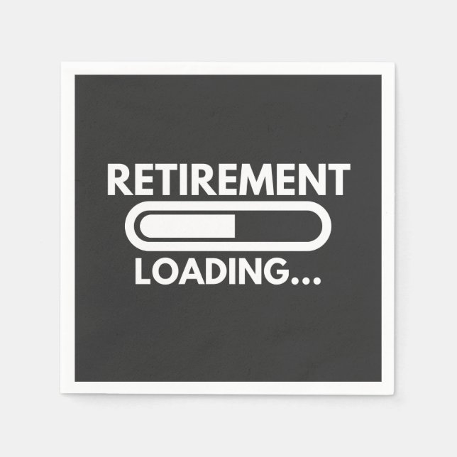 Retirement loading progress for all employees napkins (Front)