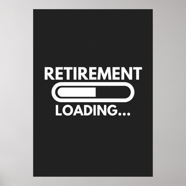 Retirement loading progress for all employees poster (Front)