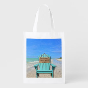Retirement looks good on me! Sanibel Island Beach Grocery Bag