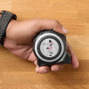 Retirement looks good on you! Dapper Pink Flamingo Tape Measure