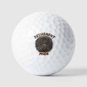 Retirement mood on golf balls