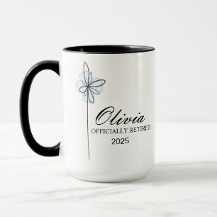 Retirement Mug, Personalized Happy Retirement Cup, Mug