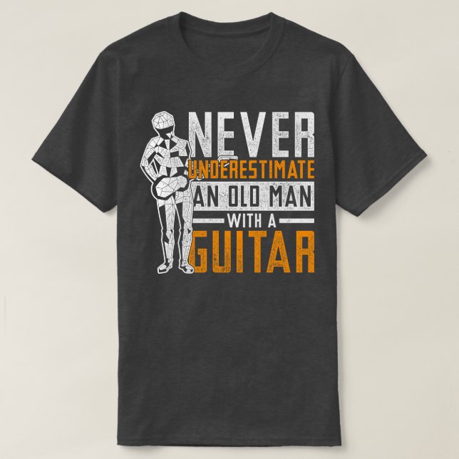 Retirement Musician Guitar Music Retired Guitarist T-Shirt (Design Front)