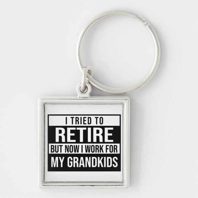 Retirement My Grandkids Keychain (Front)