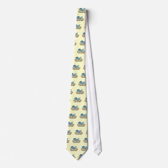 retirement neck tie (Front)