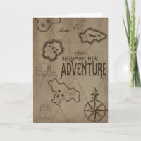 Retirement New Adventure Map Congratulations