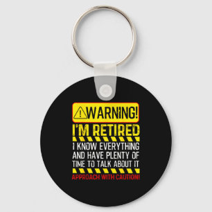 Retirement Novelty For Men Women Dad Grandpa Retir Keychain