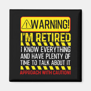 Retirement Novelty For Men Women Dad Grandpa Retir Magnet