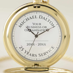 Retirement or Long Service Award Pocket Watch