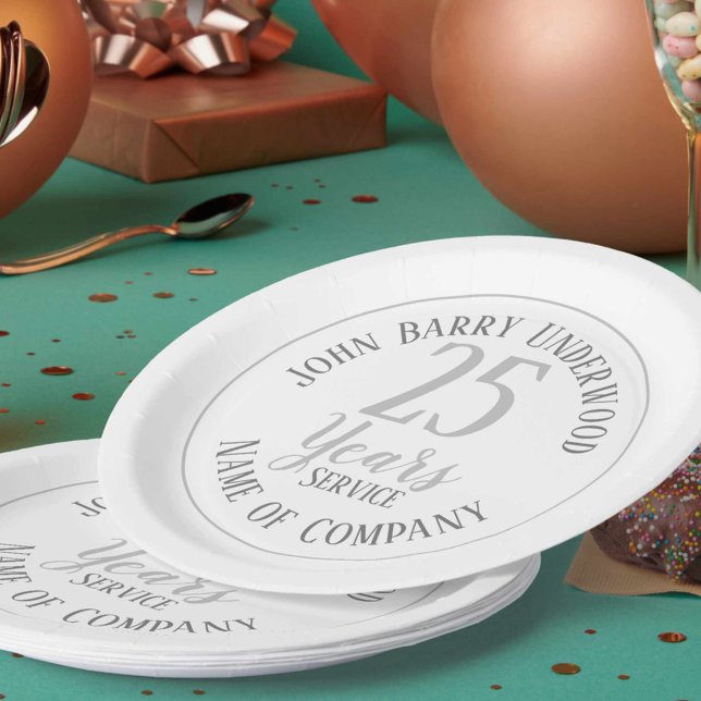 Retirement or Long Service Party Paper Plates (Creator Uploaded)