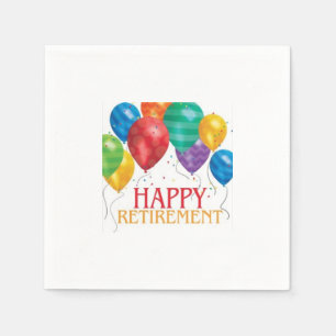 Retirement Paper Napkins