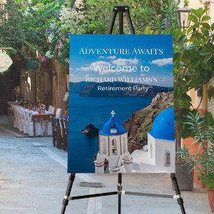 Retirement Party Adventure Awaits Greece Medit Foam Board