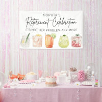 Retirement Party Banner, Funny Retirement Party