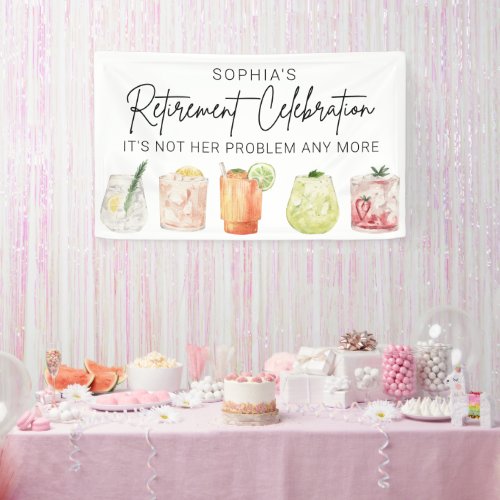 Retirement Party Banner, Funny Retirement Party
