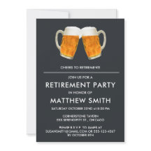 Retirement Party Beer Cheers