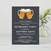 Retirement Party Beer Cheers Invitation | Zazzle