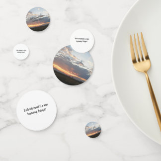 retirement party decor confetti 