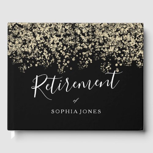 Retirement Party Gold Glitter Confetti