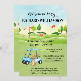 Retirement Party Golf Party Invitation