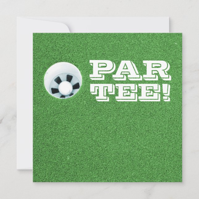 Retirement Party - Golf Theme - PAR-TEE! Invitation (Front)