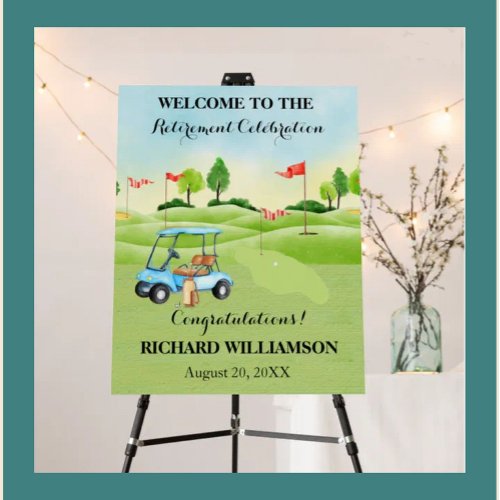 Retirement Party Golf Welcome  