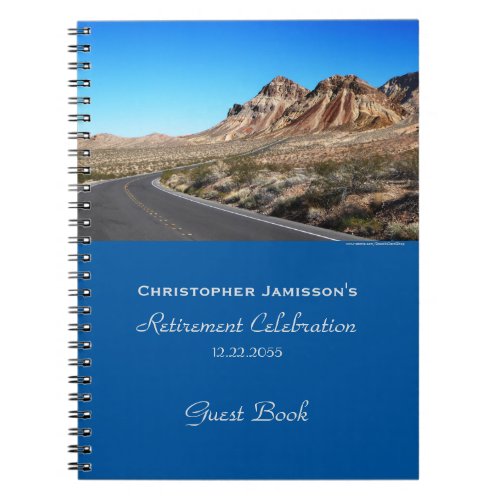 Retirement Party Guest Book, Around the Bend