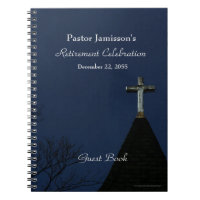Retirement Party Guest Book, Cross