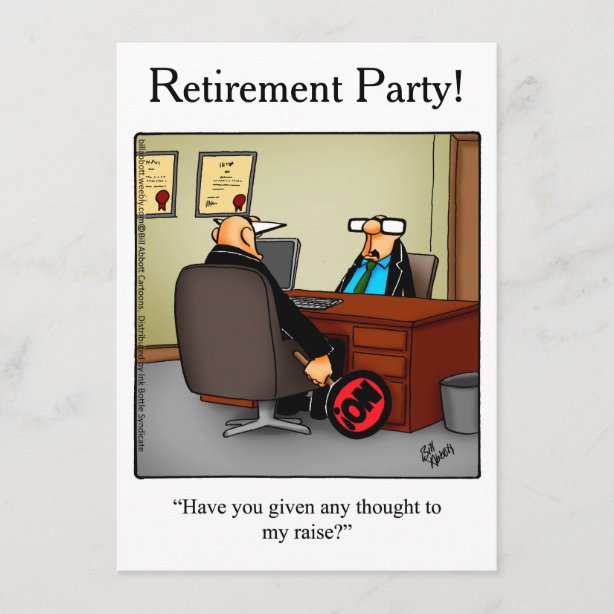 Funny Retirement Invitations | Zazzle