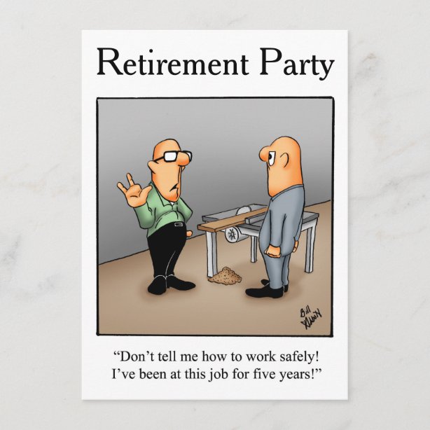 Funny Retirement Invitations Zazzle