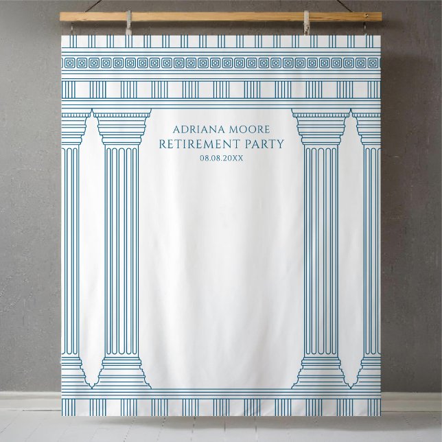Retirement Party in blue Tapestry (Creator Uploaded)