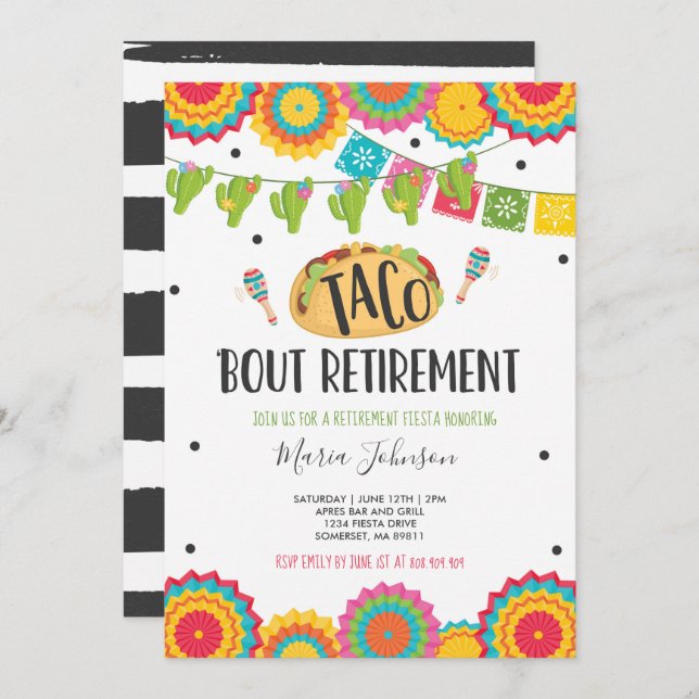 Retirement Party Invitation (Front/Back)