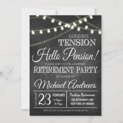 Retirement Party Invitation