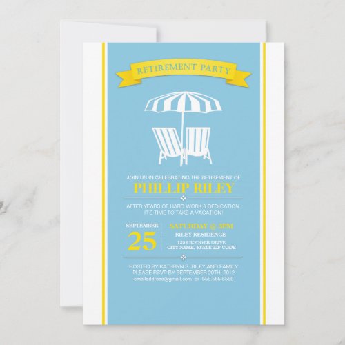 Retirement Party Invitation