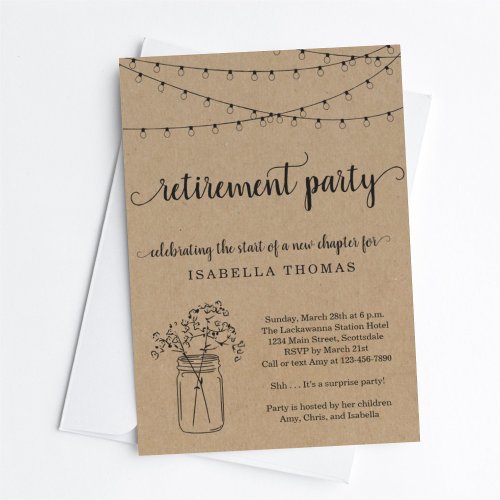 Retirement Party Invitation