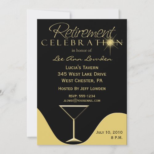 Retirement Party Invitation