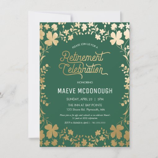 Retirement Party Invitation, Celebration Invite | Zazzle