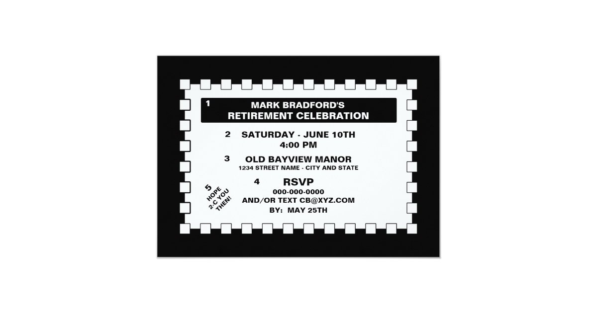 RETIREMENT PARTY INVITATION CROSSWORD PUZZLE Zazzle com RETIREMENT PARTY INVITATION CROSSWORD PUZZLE Zazzle com