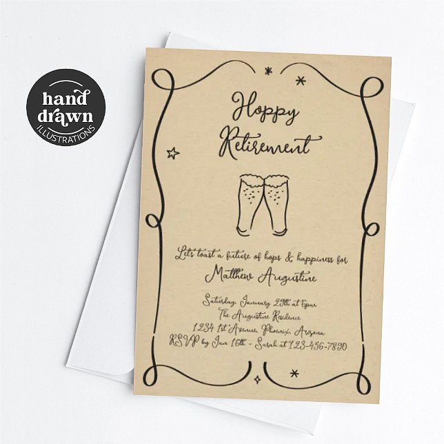 Retirement Party Invitation for Men or Women (Creator Uploaded)