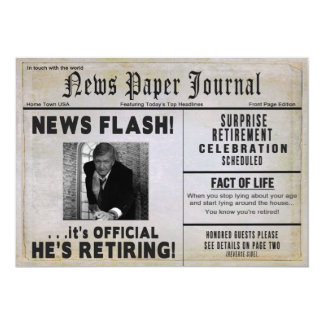 retirement party announcements