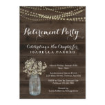Retirement Party Invitation - Rustic Wood Retirement Party Invitation - Rustic Wood