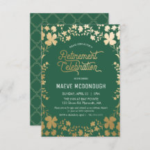 Retirement Party Invitation, Small Invite
