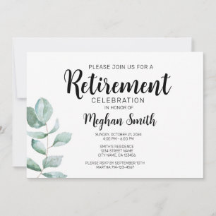 Retirement Party Invitation Template,