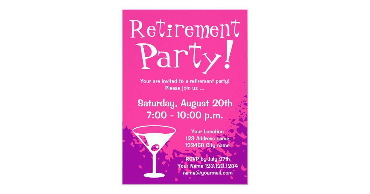 Retirement Partyinvitations Com 6