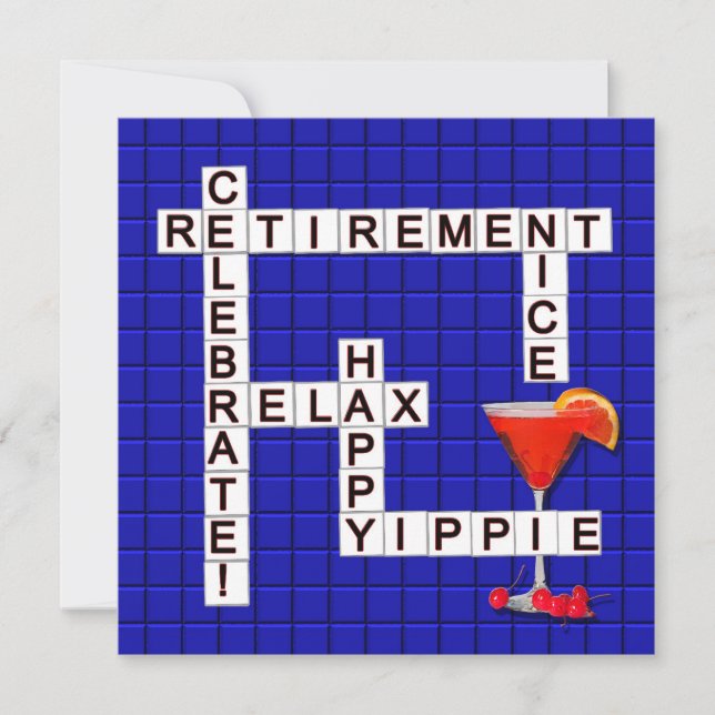 Retirement Party Invitations - Puzzle (Front)